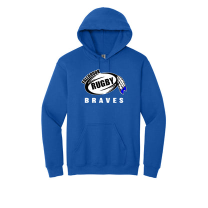 Fallbrook Rugby Braves Logo -Unisex Adult/Youth Hoodie