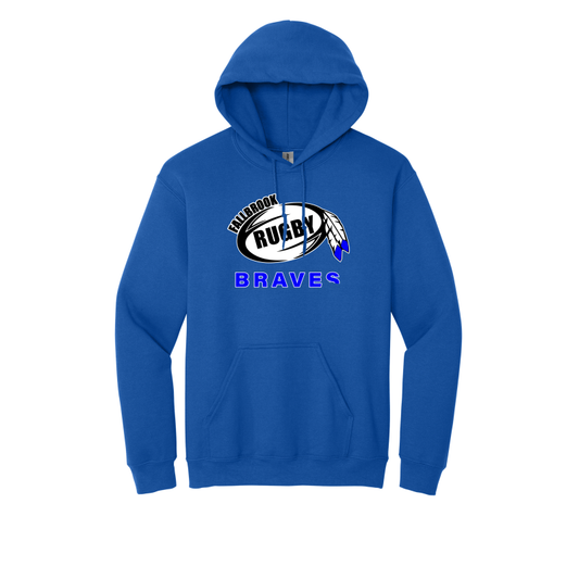 Fallbrook Rugby Braves Logo -Unisex Adult/Youth Hoodie
