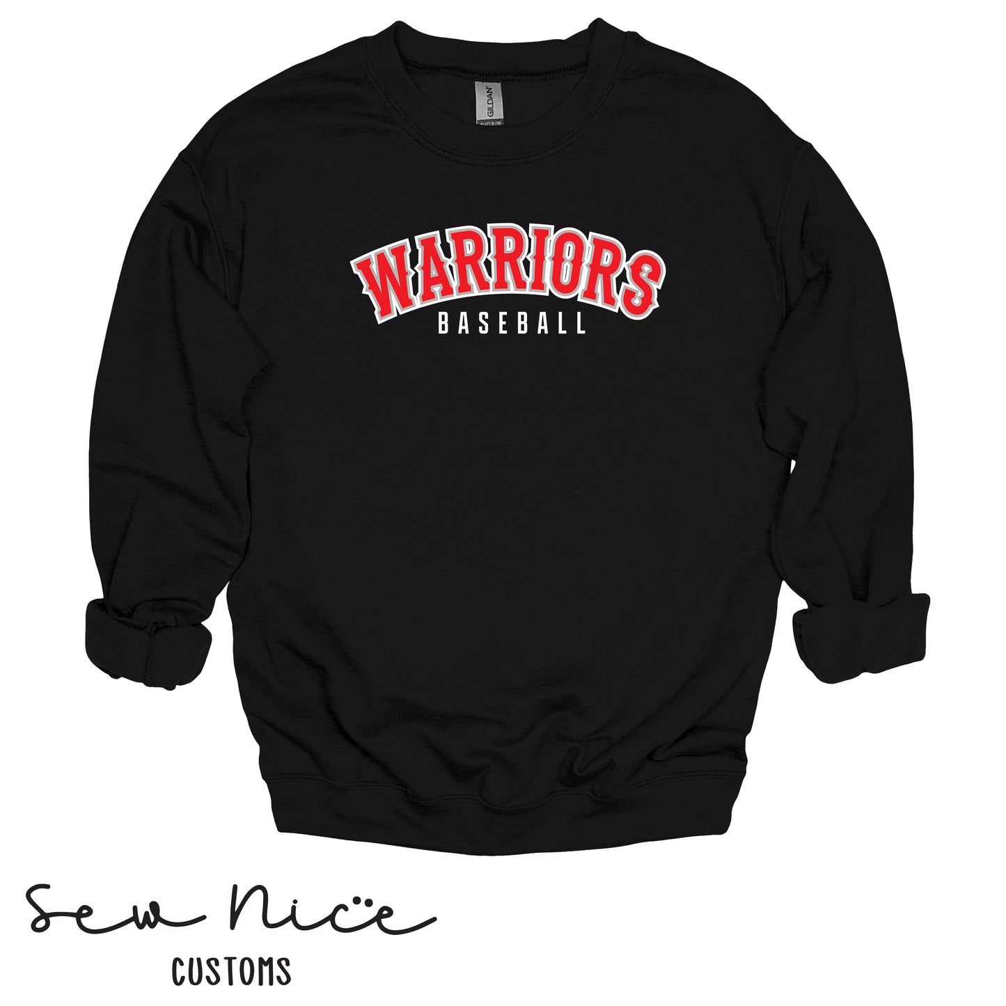 YOUTH-Warriors Baseball Crewneck