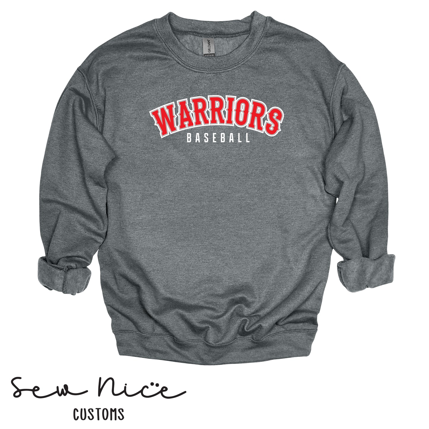 YOUTH-Warriors Baseball Crewneck