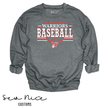 YOUTH Fallbrook Warriors Baseball Crewneck