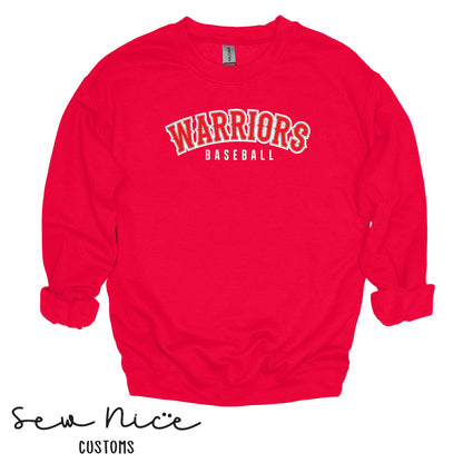 YOUTH-Warriors Baseball Crewneck