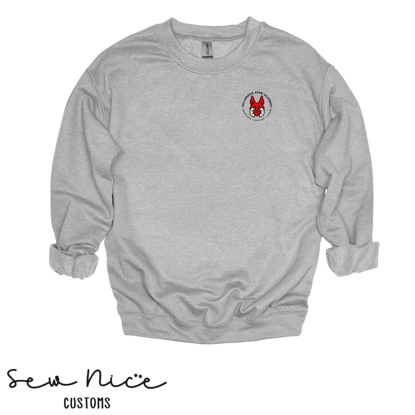 FSA Embroidered Logo- Unisex Adult/Youth Crewneck Sweatshirt