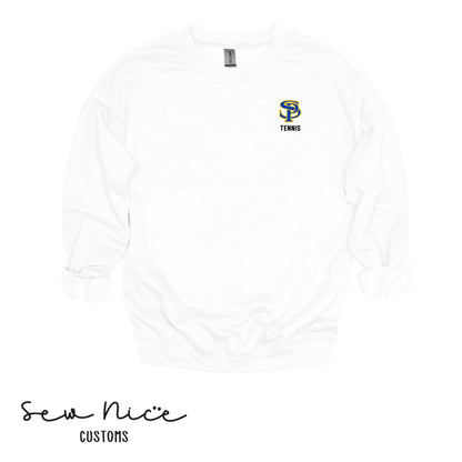 EMBROIDERED SP Tennis- Unisex Adult/Youth Crewneck Sweatshirt