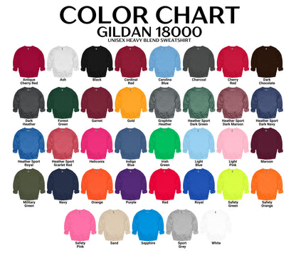 SP BASEBALL-Custom Shoulder Print - Adult/Youth Unisex Crewneck Sweatshirt