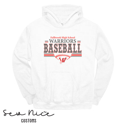 YOUTH Fallbrook Warriors Baseball Hoodie