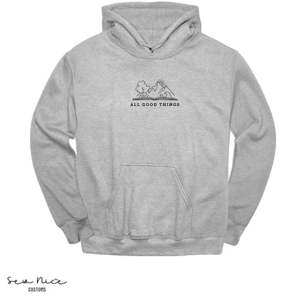 All Good Things-EMBROIDERED- Unisex Adult/Youth Hoodie