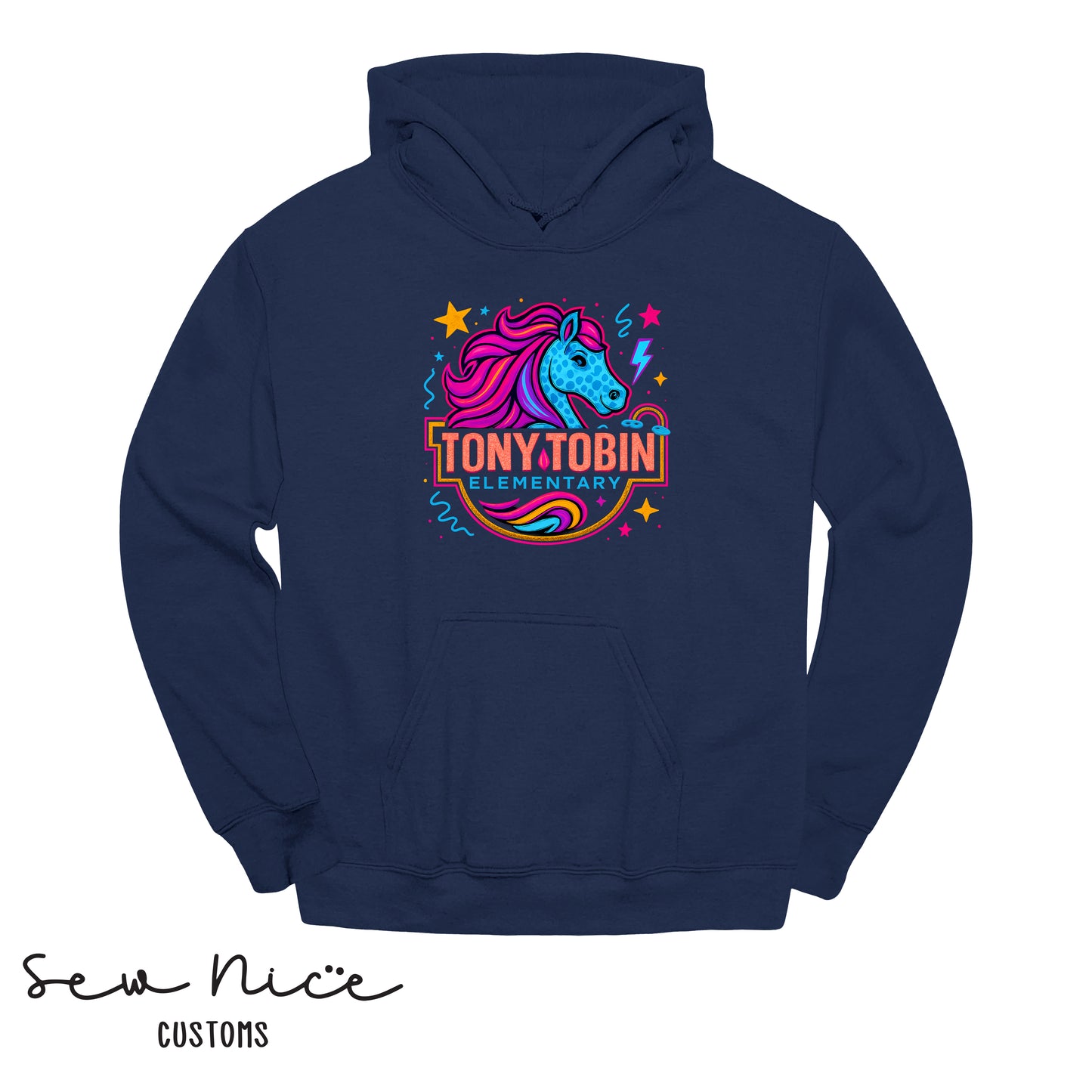 Tony Tobin Electric Horse Design- Unisex Adult Hoodie