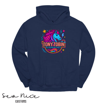 Tony Tobin Electric Horse Design- Unisex Adult Hoodie