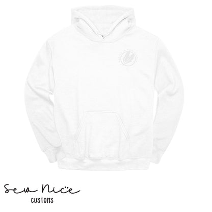 Potter Monochromatic Embroidered Design- Unisex Adult/Youth Hoodie