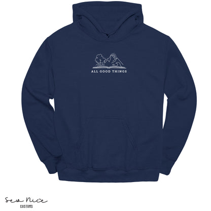 All Good Things-EMBROIDERED- Unisex Adult/Youth Hoodie