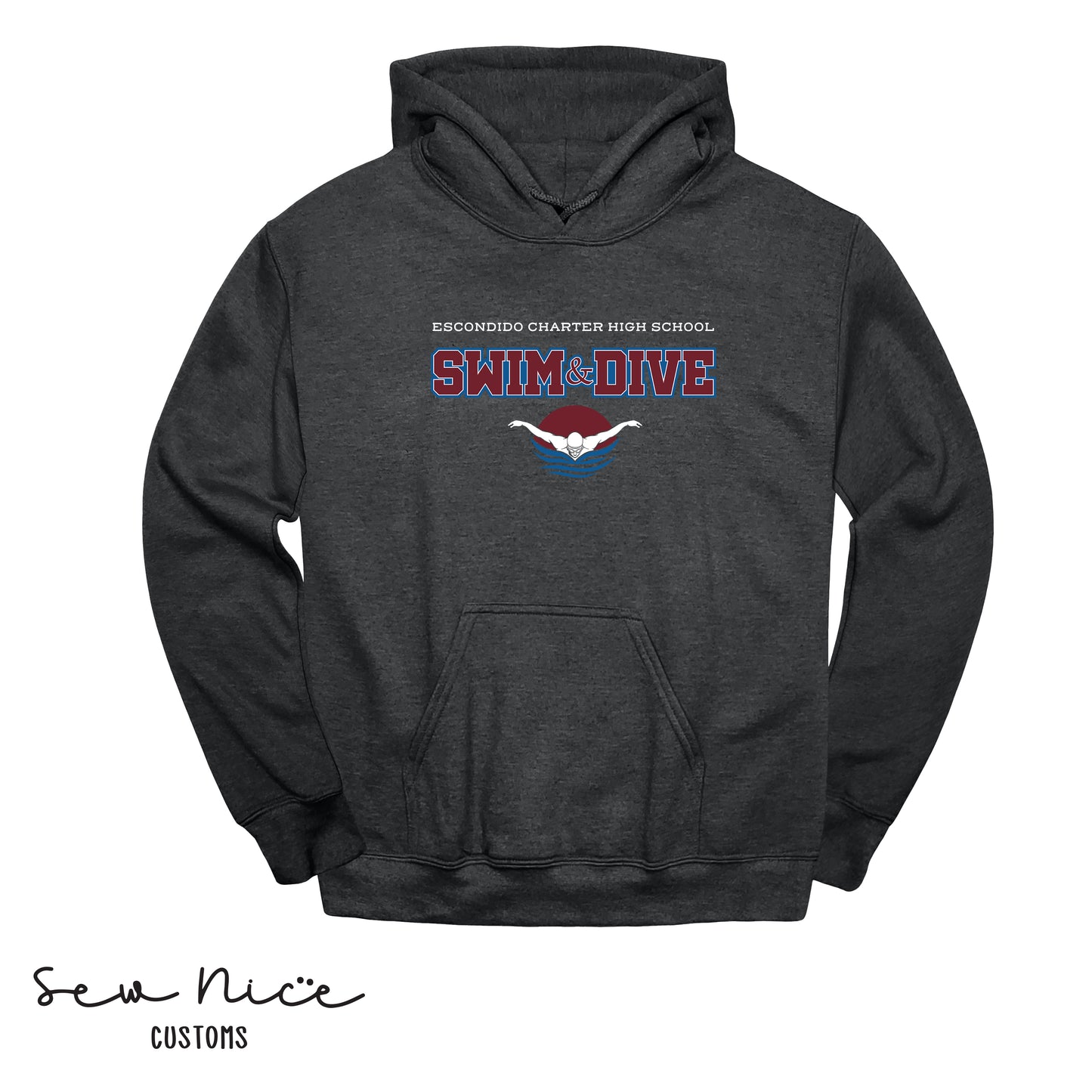 ECHS Swim & Dive- Unisex Shirt, Long Sleeve, Crewneck, Hoodie