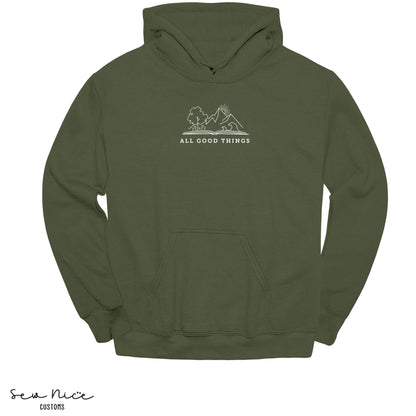 All Good Things-EMBROIDERED- Unisex Adult/Youth Hoodie