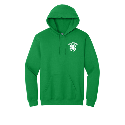 Embroidered Clover 4H ADULT Hoodie (No back design)