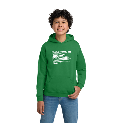 Fallbrook 4-H - YOUTH Hoodie -Front Design Only