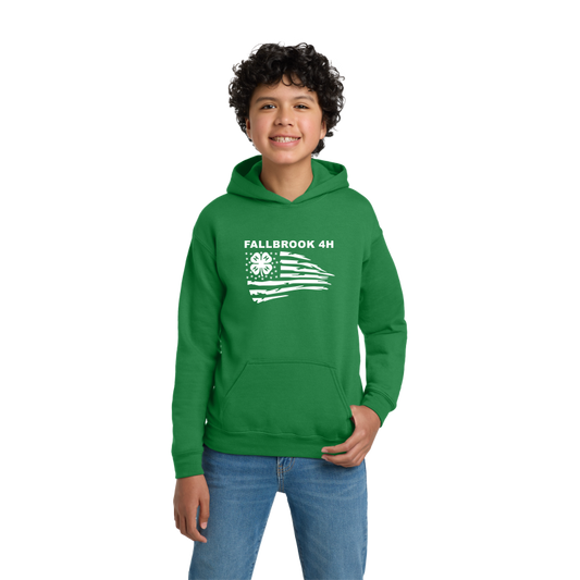 Fallbrook 4-H - YOUTH Hoodie -Front Design Only