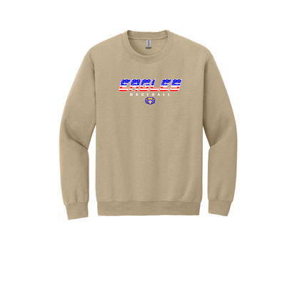 SP American Flag Eagles Baseball Unisex Crewneck Sweatshirt