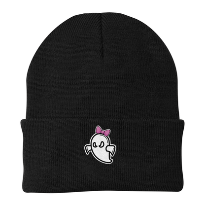 Embroidered Ghost Softball Beanie (Choose your ghost)
