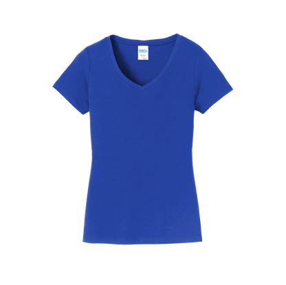 LAP- Straight Outta The Coop-Ladies V-Neck Shirt