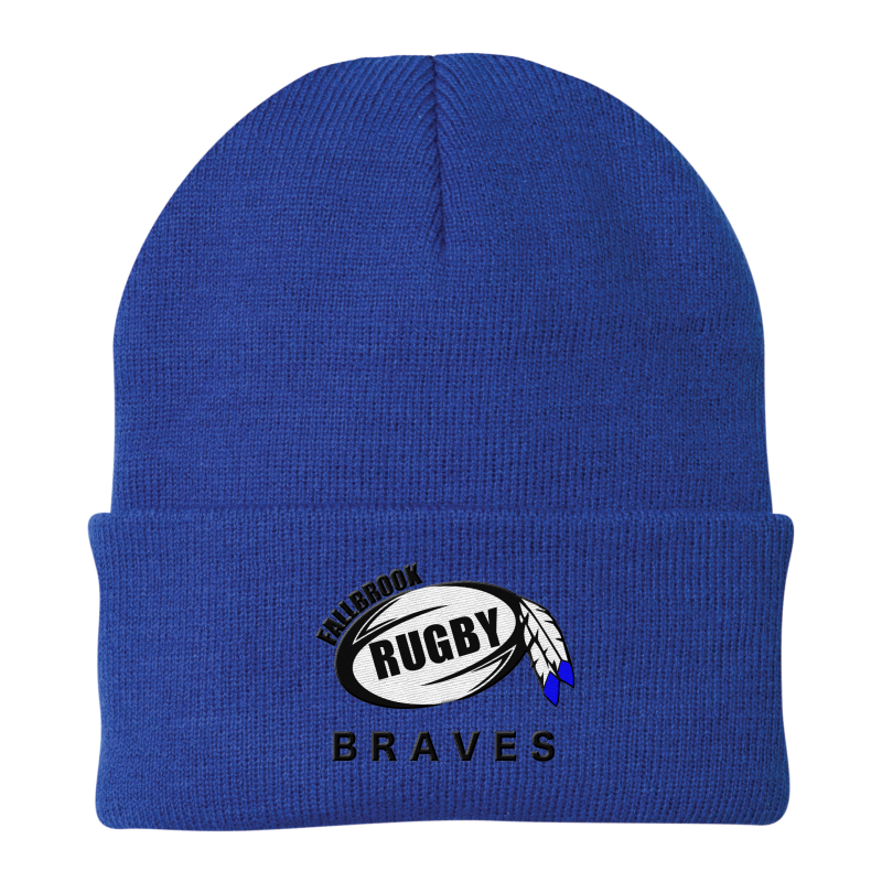 Rugby Embroidered Beanie