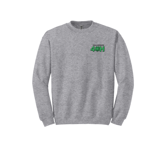 Embroidered 4H ADULT Crewneck Sweatshirt (No back design)