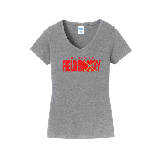 Fallbrook Field Hockey- Women's V-Neck Shirt