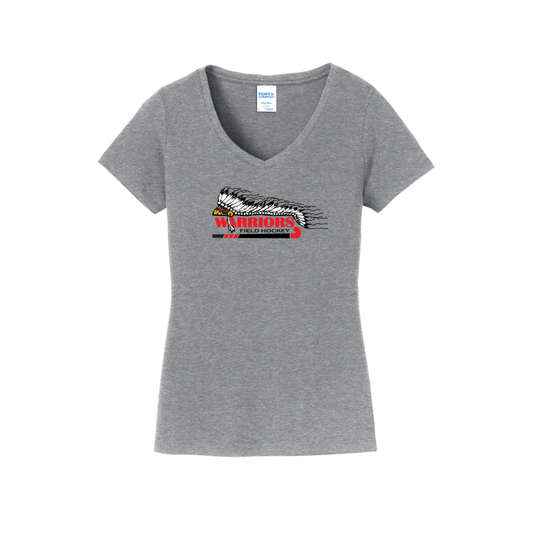 Headdress Field Hockey- Women's V-Neck Shirt