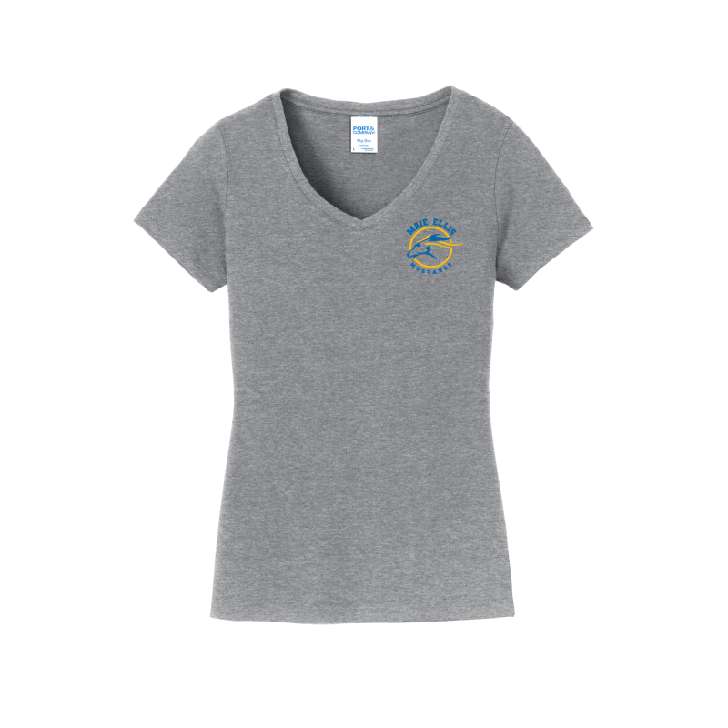 Maie Ellis Left Chest/Back Logo Women's V-Neck Shirt