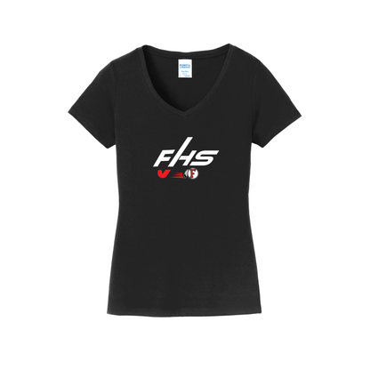 FHS Field Hockey- Women's V-Neck Shirt