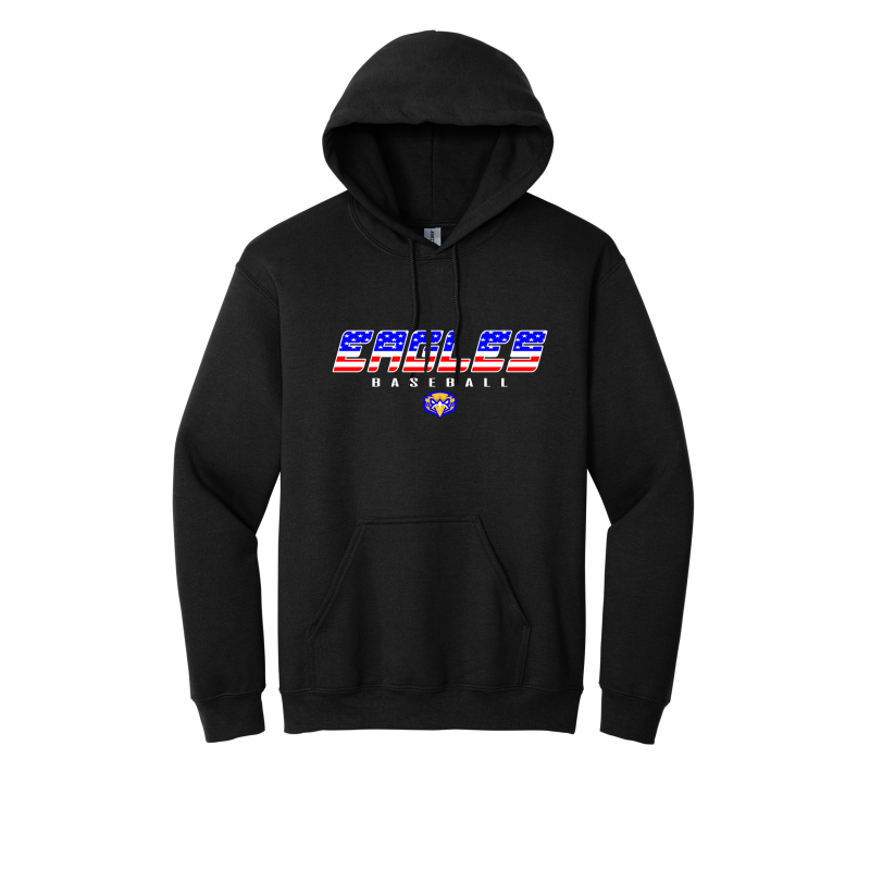 SP American Flag Eagles Baseball Unisex Hoodie