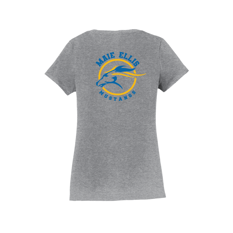 Maie Ellis Left Chest/Back Logo Women's V-Neck Shirt