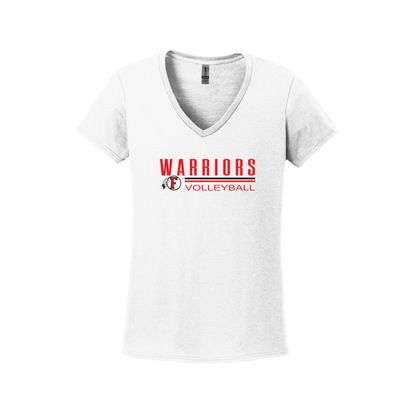 Stripe Warriors Volleyball - Women's V-Neck Shirt