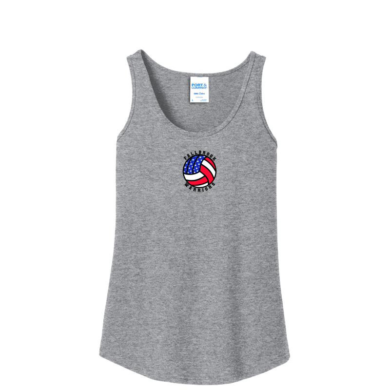 American Flag Volleyball - Ladies Tank Top