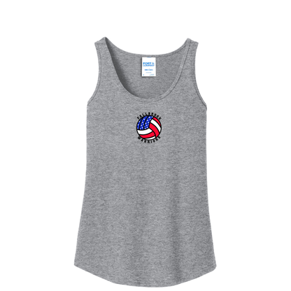 American Flag Volleyball - Ladies Tank Top