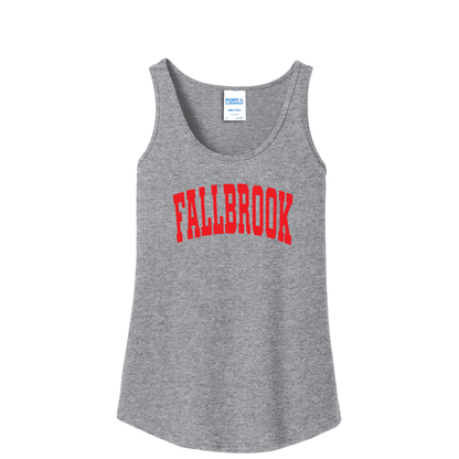 FALLBROOK- Women's Tank Top -FHS Baseball