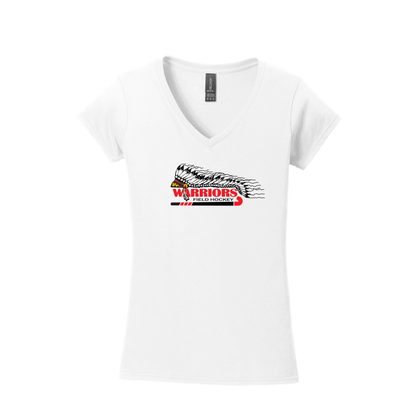 Headdress Field Hockey- Women's V-Neck Shirt