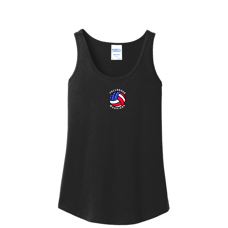 American Flag Volleyball - Ladies Tank Top