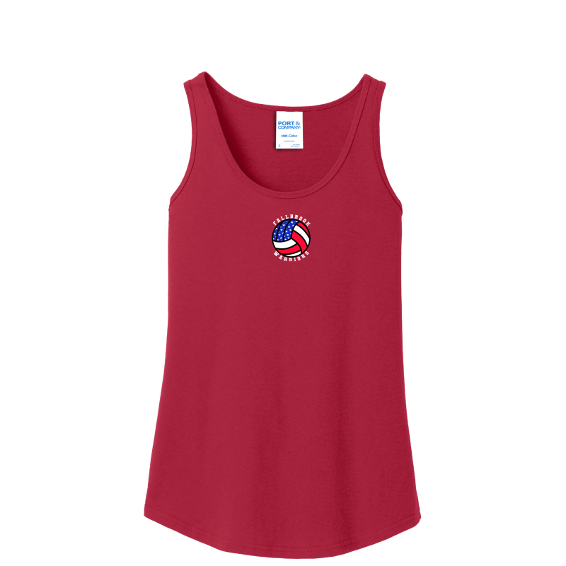 American Flag Volleyball - Ladies Tank Top