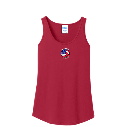 American Flag Volleyball - Ladies Tank Top