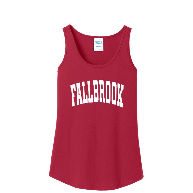 FALLBROOK- Women's Tank Top -FHS Baseball