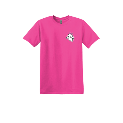 Ghost Softball Unisex Adult/Youth T-Shirt (With Bow)