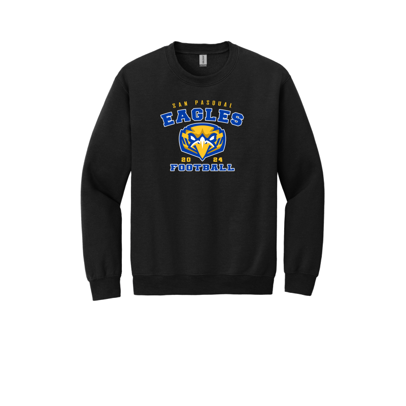 San Pasqual Forward Eagle Design - Crewneck Sweatshirt