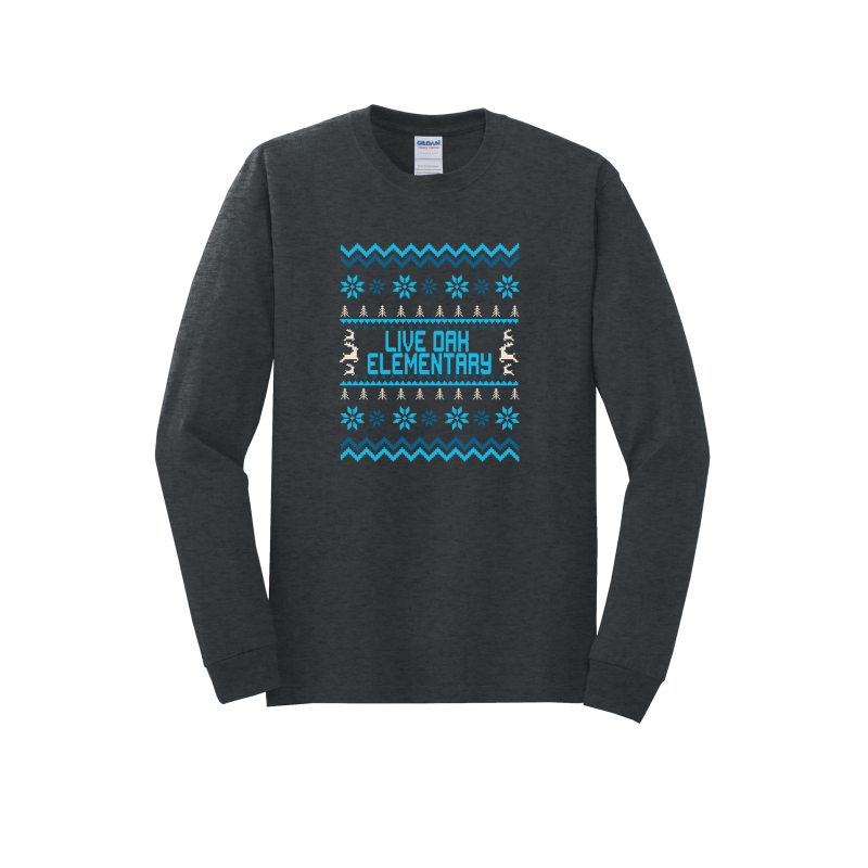 Live Oak Elementary Sweater- Blues (Shirt/Long Sleeve/Crewneck/Hoodie)