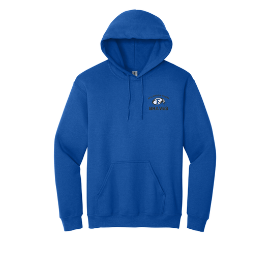 Rugby "F" Adult Hoodie - Embroidered Left Chest