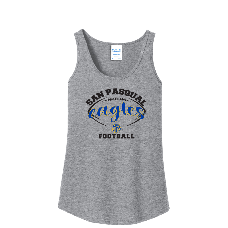 San Pasqual SP Script Football Design - Women's Tank Top