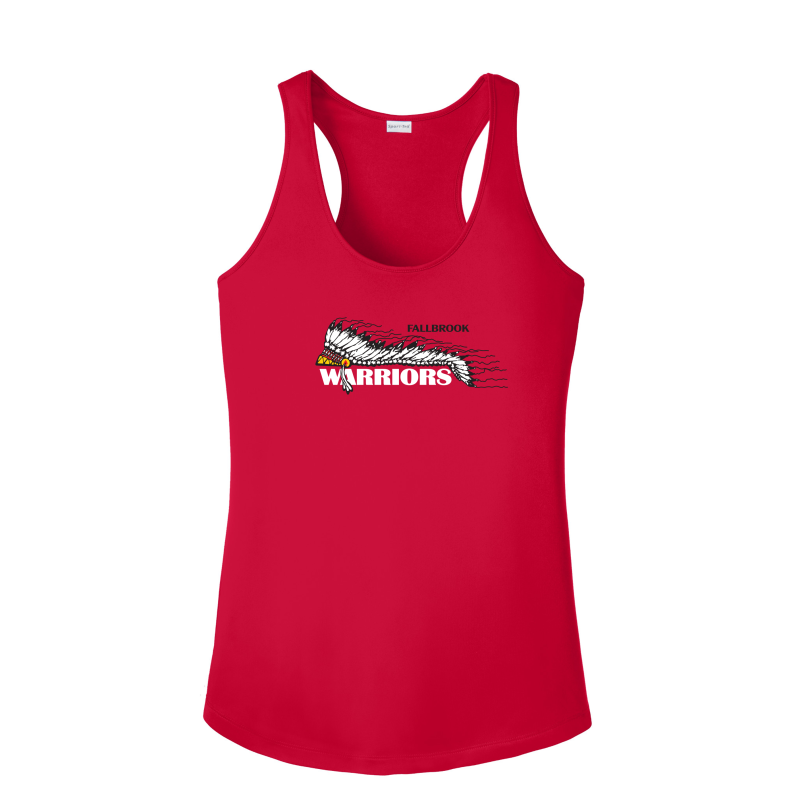 Warriors Headdress- Ladies Dri Fit Tank Top