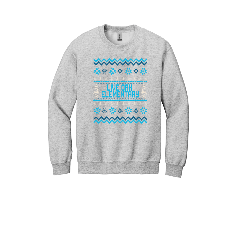 Live Oak Elementary Sweater- Blues (Shirt/Long Sleeve/Crewneck/Hoodie)