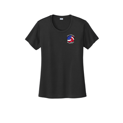 American Flag Volleyball - Ladies Dri Fit Shirt