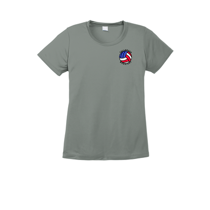 American Flag Volleyball - Ladies Dri Fit Shirt
