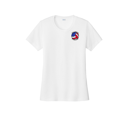 American Flag Volleyball - Ladies Dri Fit Shirt